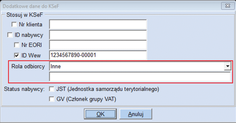 zrzut z ekranu programu księgowego Formsoft SKP